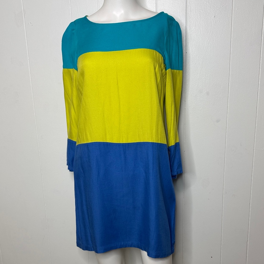 Maeve Anthropologie colorblock dress size 4